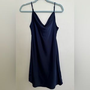 Navy cocktail dress